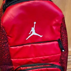 Red Jordan backpack